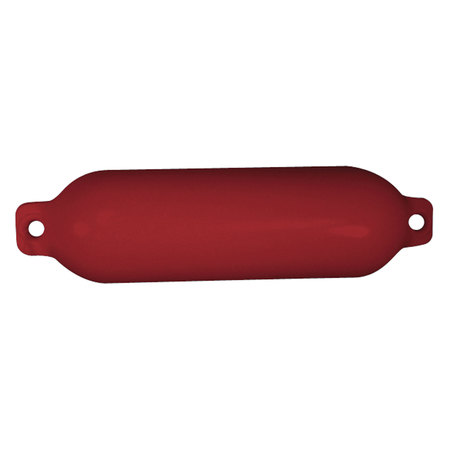 TAYLOR MADE Taylor Made 531024 Hull Gard Inflatable Vinyl Fender - Cranberry, 10.5" x 30" 531024